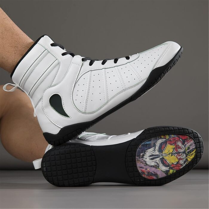 Жіночі боксерські черевики для фітнесу та боротьби, дихаючі, білі (35 EU)