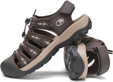 Чоловічі сандалі FLARUT літні трекінгові спортивні бежеві (40 EU) - для пляжу, прогулянок та активного відпочинку