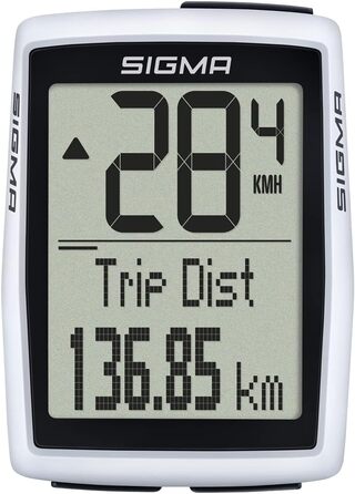 Бездротовий велокомп'ютер Sigma BC 12.0 WL CAD, 12 функцій, підсвічування, опціональний каденс, для 2 велосипедів, водонепроникний, довгий час роботи