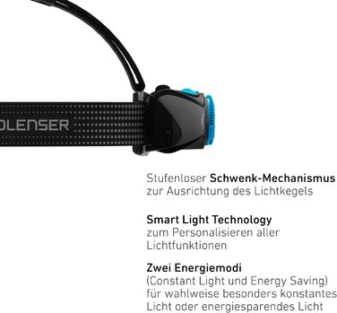 Ліхтар на голову Ledlenser MH7 Outdoor: 600 люмен, акумуляторний, з червоним світлом, фокусування, до 60 годин роботи