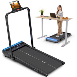 Бігова доріжка Sportstech sWalk Lite/Plus для дому, компактна, з ручним нахилом, до 12 км/год, LED, додаток, пульт