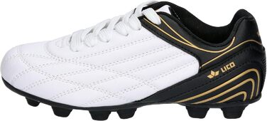 Дитячі футбольні бутси Lico Soccer Champ, 37 EU, білий, чорний, золотий