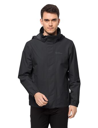 Чоловіча мембранна куртка Jack Wolfskin Stormy Point 2L, чорна, розмір L