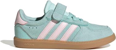 Дитячі кросівки Adidas BREAKNET Sleek - унісекс (35 EU, Semi Flash Aqua Clear Pink Gum 3)