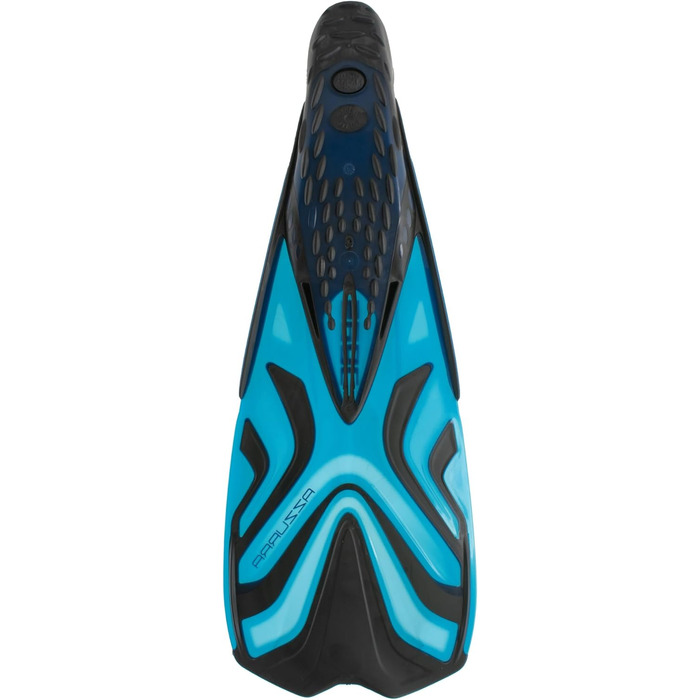 Seac Azzurra Ласти для снорклінгу для дорослих та дітей, закритий м'який каучуковий носок, світло-блакитні (34/35)