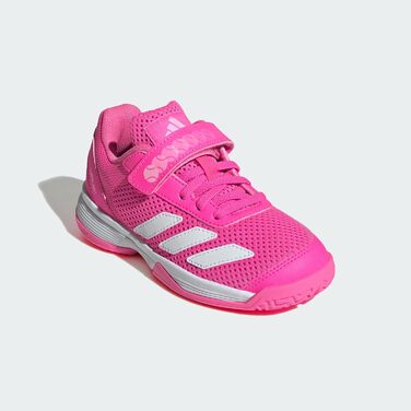 Дитячі тенісні кросівки adidas Courtflash Comfort Closure для дітей (33 EU, рожевий/білий)