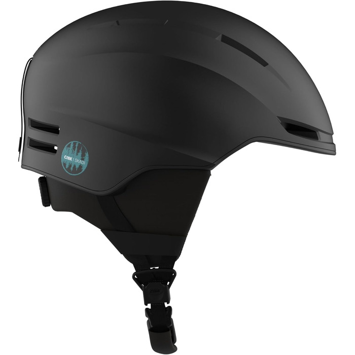 Гірськолижний шолом CRNK Skadi з Bluetooth, шумозаглушенням, чорний, M, для чоловіків і жінок
