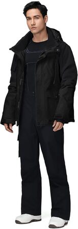 Комплект гірськолижний чоловічий HOTIAN: куртка та штани, теплий, водонепроникний, вітронепроникний, сноуборд, гірський лижний костюм