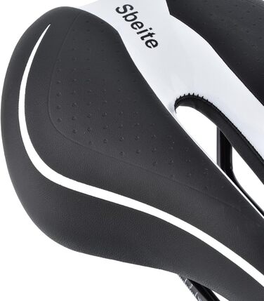 Сідло для гірського велосипеда Robuster (чорно-біле)