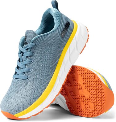 Чоловічі кросівки для бігу FitVille з широкою колодкою, спортивні, легкі, дихаючі, для фітнесу, тенісу, джогінгу та ходьби, розмір 45 EU, блакитні