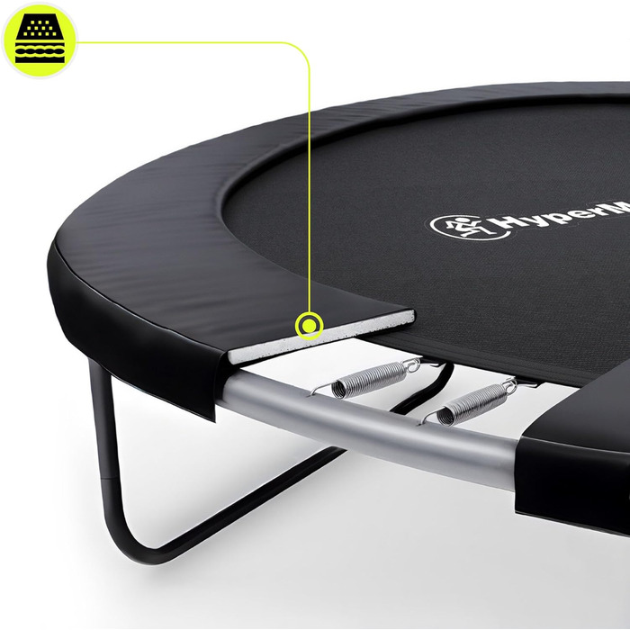 Батут гірчатий Hypermotion Outdoor для дітей 244/305/366/430/487 см - швидковисихаючий, водостійкий, Ø 366 см