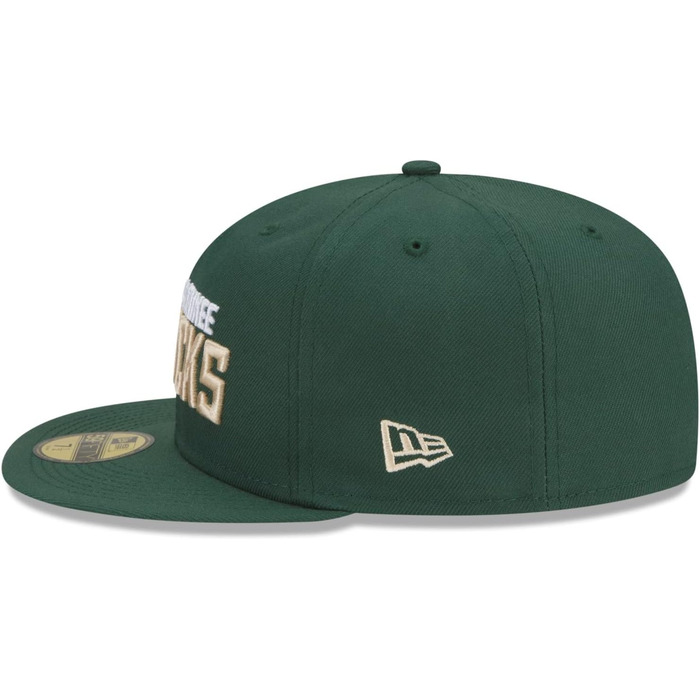 Кепка New Era 59Fifty з логотипом NBA Champions Milwaukee Bucks, зелений колір (62)