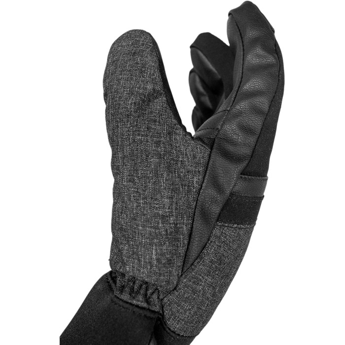 Герметичні гірськолижні рукавички Reusch Gore-TEX унісекс Softshell, чорно-сірі, розмір 7.5