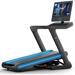 Біговий тренажер Sportstech sTread Pro/Lite: складний, до 20 км/год, нахил 15-17%, 150 кг, LED, сумісність з APP, тихий 7PS двигун, велика площа для бігу, німецька якісна марка