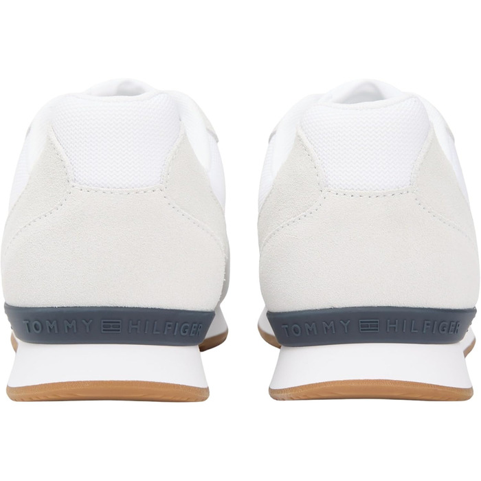 Кросівки Tommy Hilfiger Runner Icon Mix FM0FM05679 - низькі, 44 EU, білі