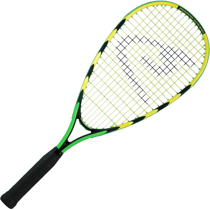 Набір для кросмінтону Speedminton Start, унісекс, 2 ракетки, 3 м'ячі, зелений/синій/чорний, бали червоні/зелені