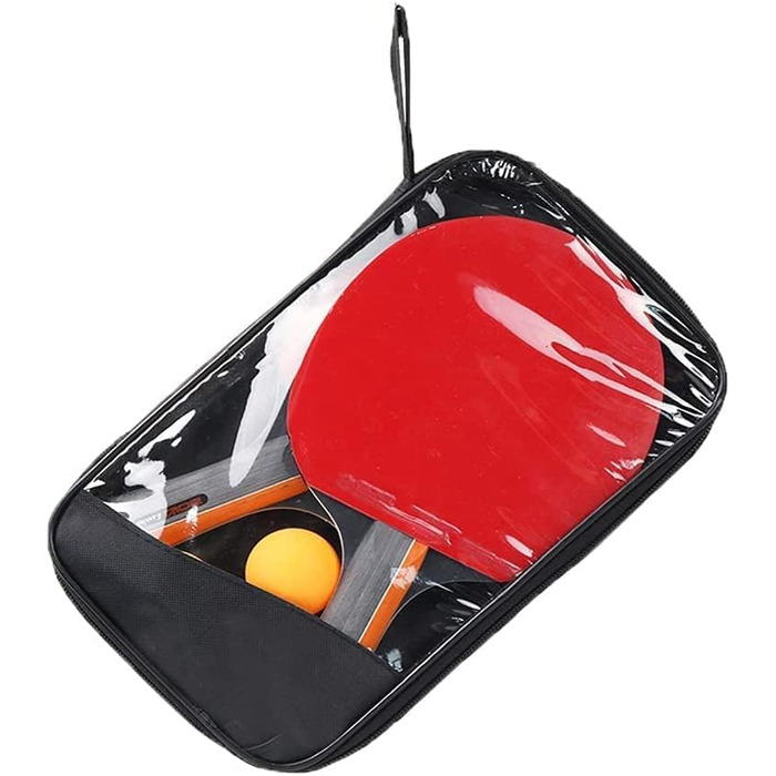 Професійний набір для настільного тенісу: 2 ракетки, 3 м'ячі, чохол. Ідеально для початківців та професіоналів