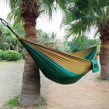 Гамак Tarent Outdoor Ultraleicht для відпочинку на природі, 300 кг, 270x140 см, дихаючий, швидковисихаючий, нейлон, аксесуари для кемпінгу