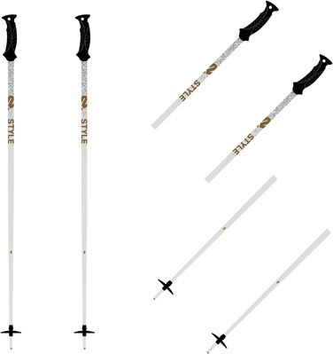 Жіночі лижні палиці K2 Style Composite 120 см, білі
