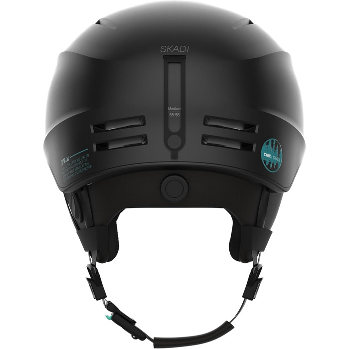 Гірськолижний шолом CRNK Skadi з Bluetooth, ANC, чорний, унісекс