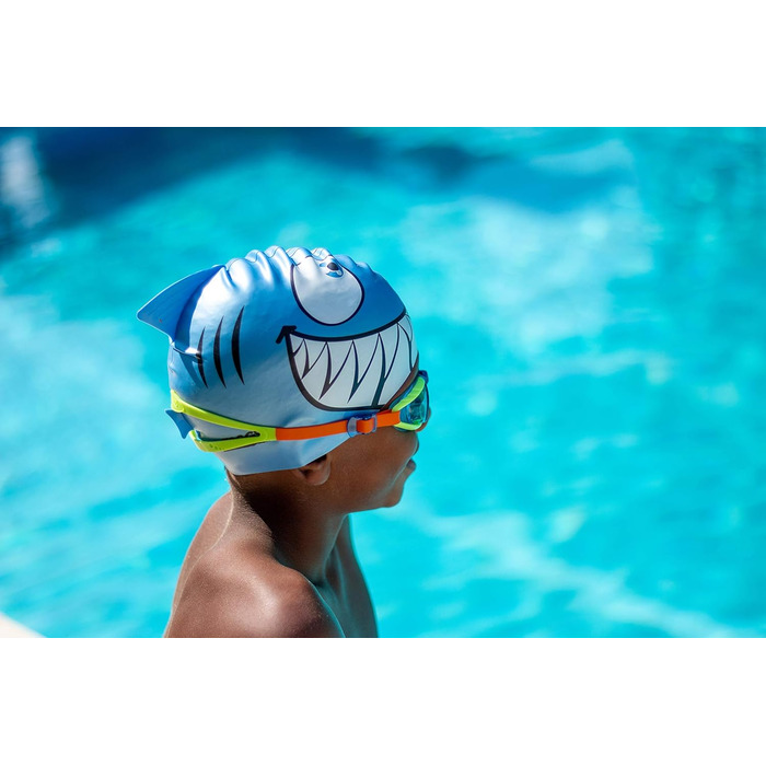 Окуляри для плавання Zoggs Sonic Air Junior UV, антифог (6-14 років, синьо-зелено-помаранчеві)