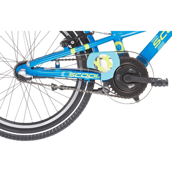 Дитячий гірський велосипед S'Cool XXlite Alloy 20R 3S, 20 дюймів, синій, 2020, алюмінієва рама
