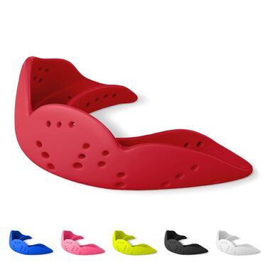 Захисний кап SISU Aero для спорту, 1.6 мм, розмір L, блакитний/червоний