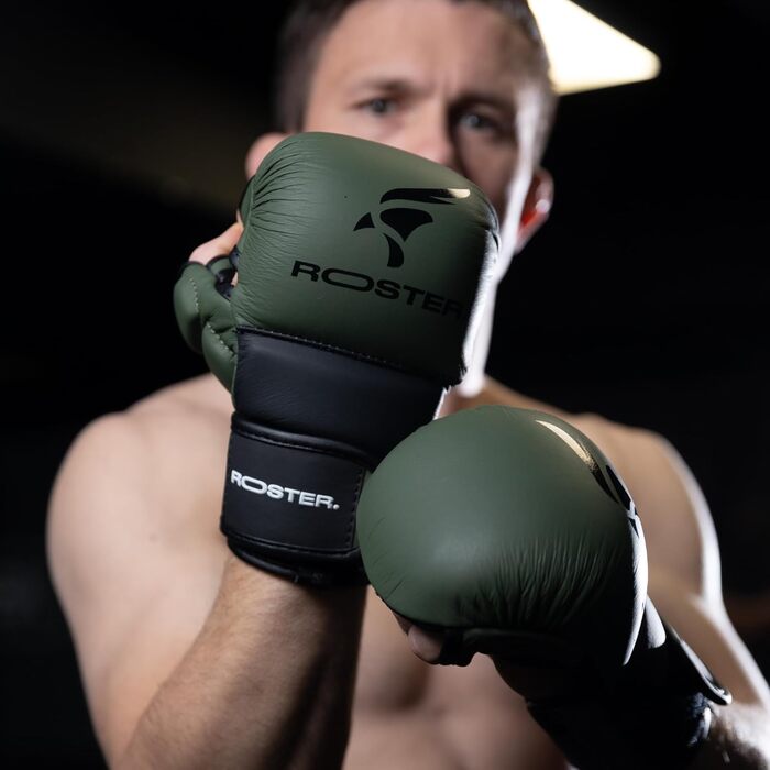 ROSTER MMA рукавички для спарингу 7 унцій, шкіряні тренувальні