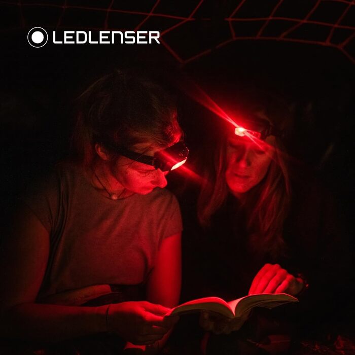 Ліхтар налобний Ledlenser HF6R Signature Teal Green 2000 лм, 800 Lumen, водонепроникний IP68, з червоним світлом