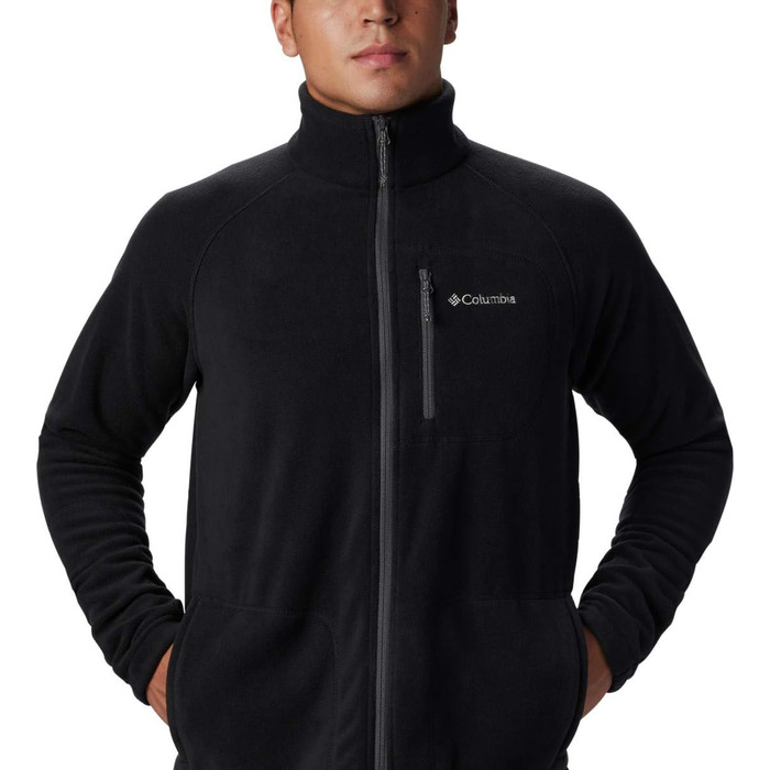 Чоловіча флісова куртка Columbia Fast Trek II Full Zip чорного кольору, розмір M