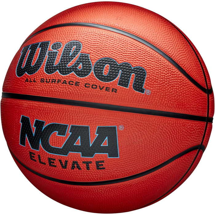 Баскетбольний м'яч Wilson NCAA Elevate VTX №7, помаранчевий, для дорослих, універсальний