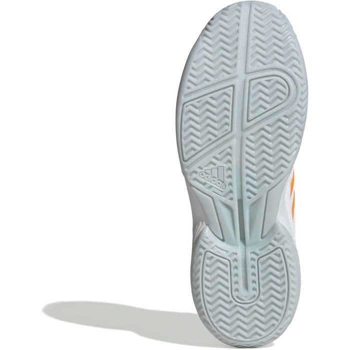 Жіноче взуття для залу Adidas Speedcourt - розмір 38 2/3 EU, білий, помаранчевий, блакитний