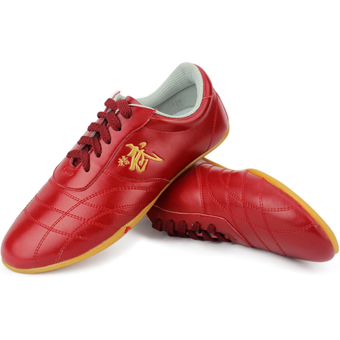 Жіночі боксерські танки VIBLiSS, таоїстські/кунг-фу черевики з натуральної шкіри, антиковзаючі спортивні черевики для занять у залі та прогулянок, червоні