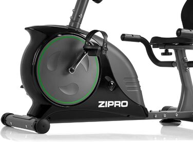 Велотренажер Zipro Easy, магнітний ергометр для дому, до 150 кг, фітнес-велосипед з батарейним живленням