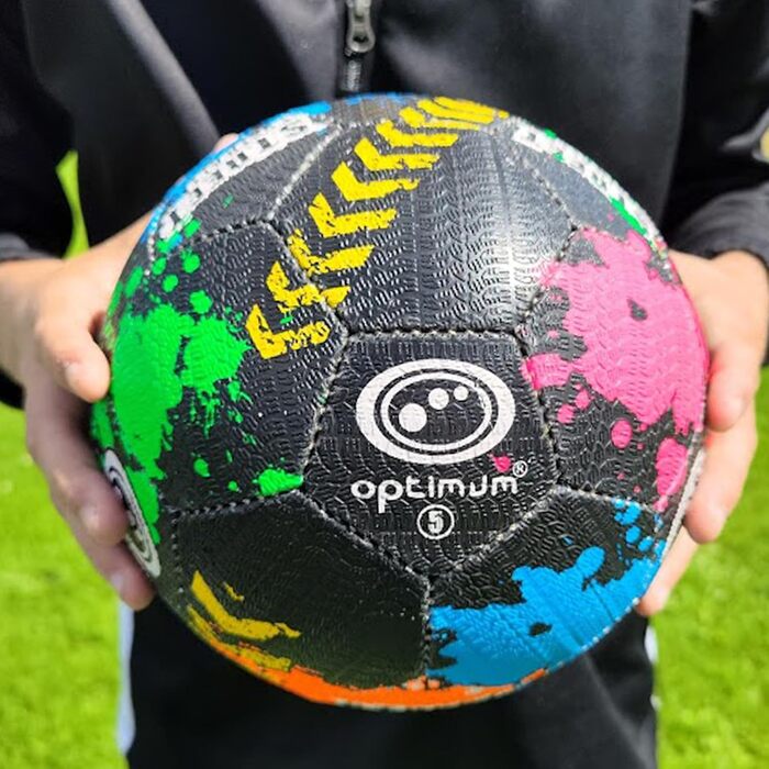 М'яч для футболу Optimum Optimaler Straßenfußball, розмір 5, унісекс, для дорослих, без насоса