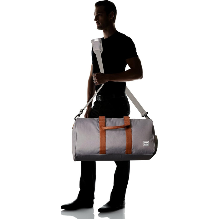 Спортивна сумка Herschel Novel 42.5 л сіра/світло-коричнева (штучна шкіра)