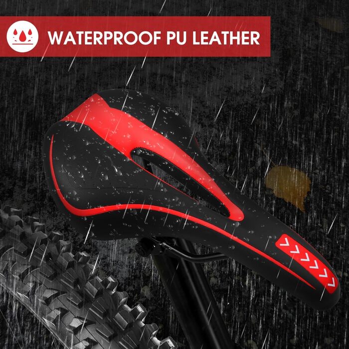 Зручний чоловічий велосипедний сідло з гелевою подушкою: ергономічний дизайн для комфортної їзди на будь-якому велосипеді (Rennrad, MTB, Trekking Bike)