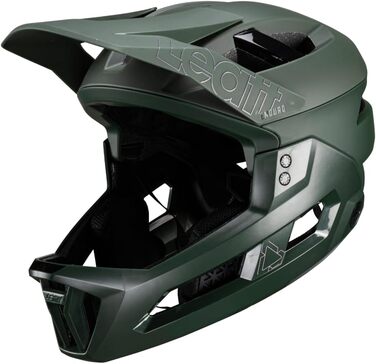 Велошолом Leatt MTB 3.0 Enduro Spinach для ендуро, зелений