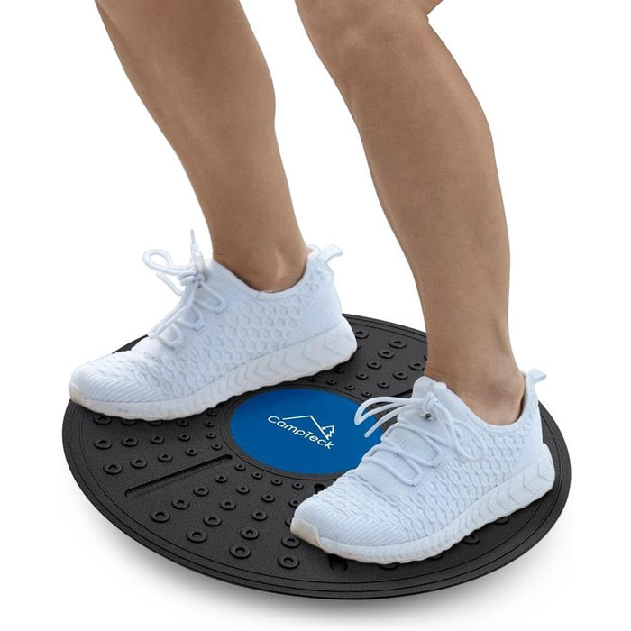 CampTeck U7258: Дошка для балансу та рівноваги, Wobble Board, чорна