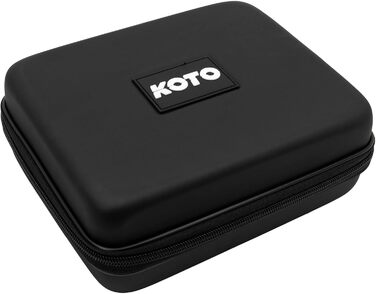 Кейс для дартсу KOTO Dartwallet EVA Large чорний з логотипом, чохол з блискавкою для зберігання та транспортування дротиків
