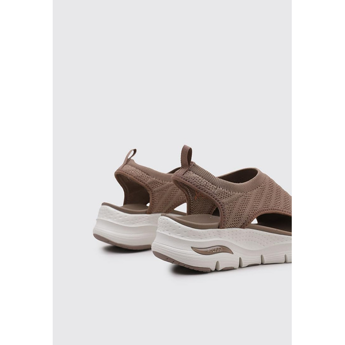 Сандалії Skechers Arch Fit City Catch для жінок (43 EU, Мокка Майлар в'язка)