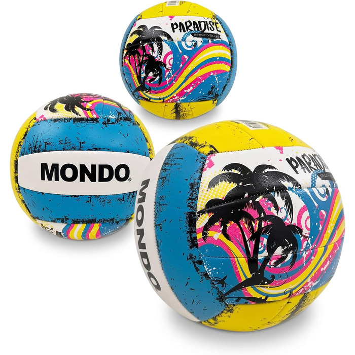 Mondo Toys Волейбольний м'яч Spielball - розмір 5, PVC, м'який дотик (BEACH VOLLEY PARADISE)