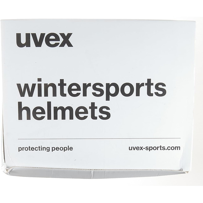 Лижний шолом uvex instinct visor з візором для жінок і чоловіків, біло-чорний матовий, розмір 56-58 см, індивідуальне регулювання