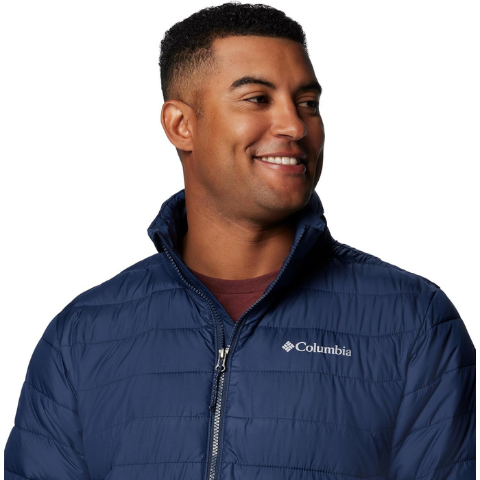 Чоловіча утеплена куртка Columbia Powder Lite II, темно-синя (Collegiate Navy), розмір L