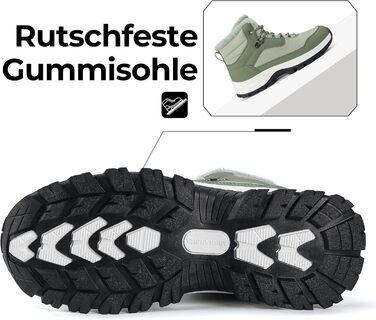 Зимові черевики Mishansha для жінок, утеплені, з антиковзким покриттям, для піших прогулянок, розмір 36-42, 38 EU, зелені