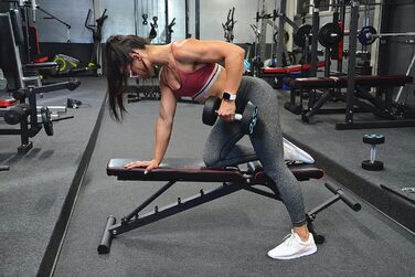 Регульована лава для жиму Train Hard з упором для ніг, сертифікат EN957, преміум якість, для преса та силових тренувань