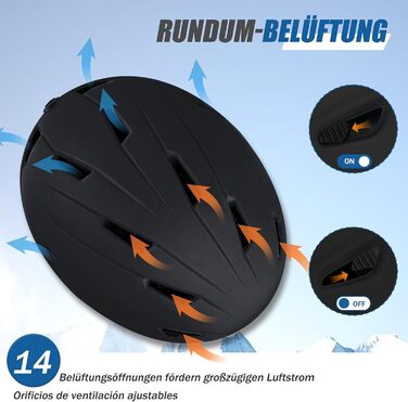 Шолом для гірськолижного спорту та сноуборду з маскою Skihel Kit, UV400, PC-маска, регульований, вентиляція, унісекс, білий (чорний, M)