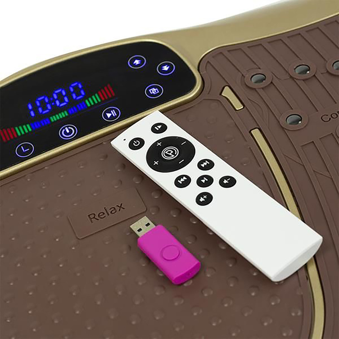 3D вібраційна платформа з масажем стоп, пультом керування та Bluetooth