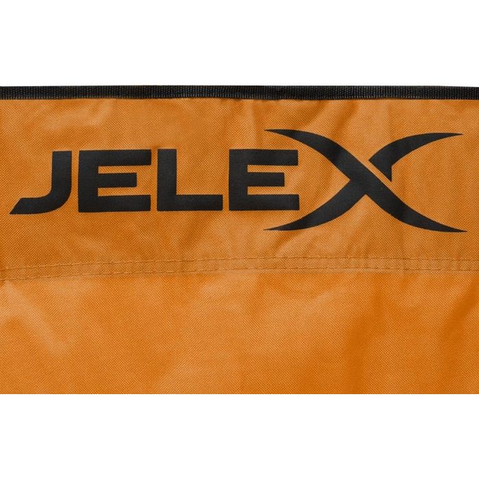 Кемпінговий стілець JELEX Expedition зі спинкою, підлокітниками та тримачем для напоїв, простий механізм складання. Водо- та брудовідштовхуючий, колір: зелений