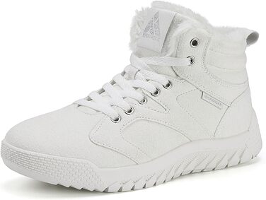 Зимові черевики Mishansha для жінок, теплі, з підкладкою, снігоступи, зимові черевики для активного відпочинку, розміри 36-48 EU (37 EU, теплі білі)